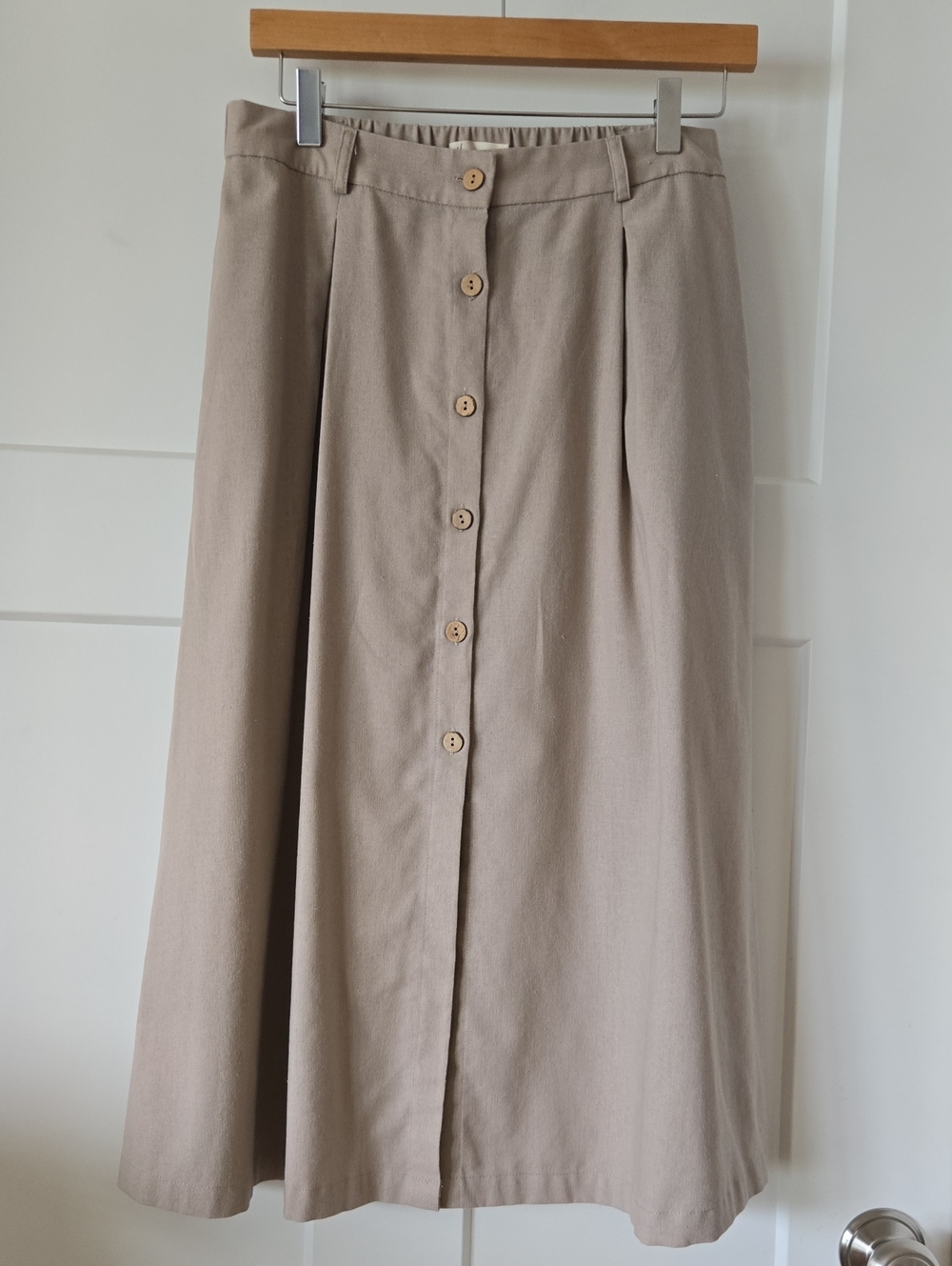 Hannah Canvas Linen Skirt